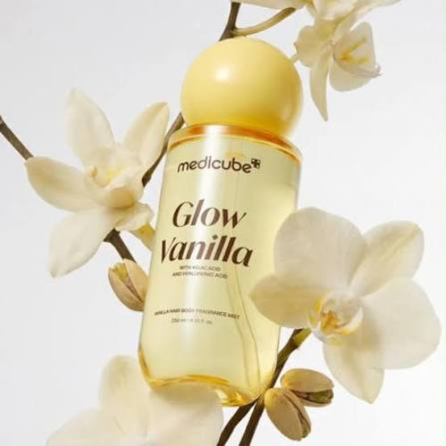 BODY MIST GLOW VANILLA KOJIC ACID HYALURONIC ACID 250ML