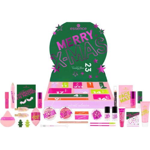 CALENDARIO ADVIENTO LITTLE XMAS WONDER 24PZAS - ESSENCE - Adrissa Beauty - Maquillaje