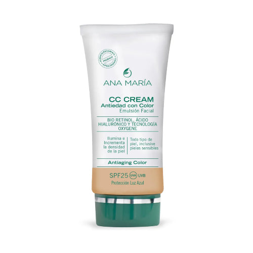 CC CREAM ANTIEDAD C/COLOR SPF25 OSCURO