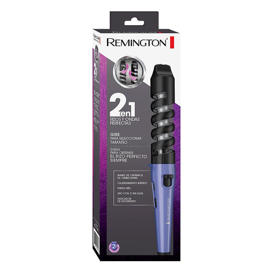 RIZADOR RIZOS Y ONDAS PERFECTAS 2 EN 1 - REMINGTON - Adrissa Beauty - Electrónica