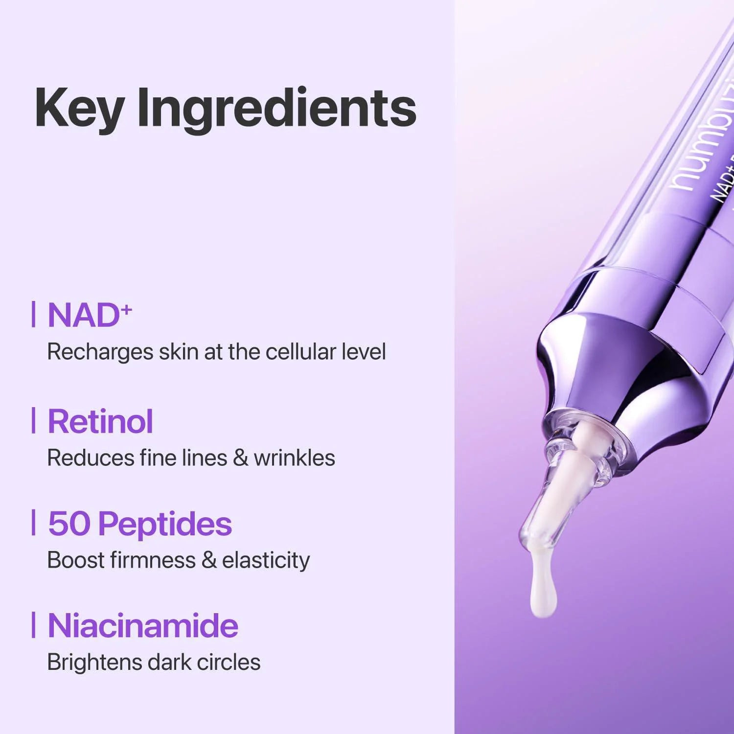 CONTORNO OJOS NAD RETINOL PEPTIDES 10ML - NUMBUZIN - Adrissa Beauty - Cuidado de la piel