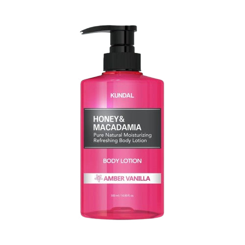 CREMA CORPORAL HONEY & MACADAMIA AMBER VANILLA 500ML - KUNDAL - Adrissa Beauty - Cuidado de la piel