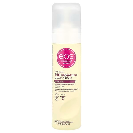 CREMA DE AFEITAR SHEA BETTER 24H VANILLA BLISS 207ML - EOS - Adrissa Beauty - Cuidado de la piel