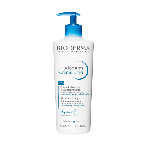 CREMA HIDRATANTE REPARADORA ATODERM CREME ULTRA 500ML - BIODERMA - Adrissa Beauty - Cuidado de la piel