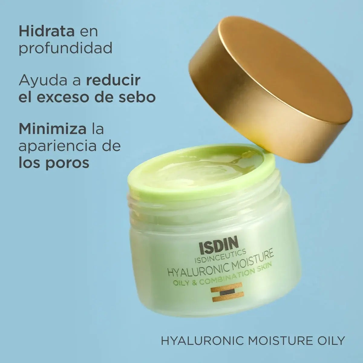 CREMA PREVENT HYALURONIC PIEL MIXTA GRASA 50GR - ISDIN - Adrissa Beauty - Cuidado de la piel