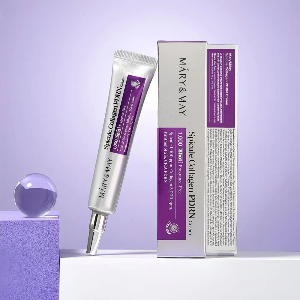 CREMA SPICULE COLLAGEN PDRN 1000 SHOT - MARY MAY - Adrissa Beauty - Cuidado de la piel