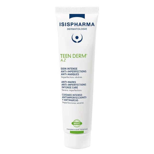CREMA ANTIIMPERFECCIONES TEEN DERM A.Z 30ML - ISISPHARMA - Adrissa Beauty - Cuidado de la piel
