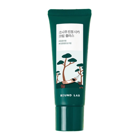 CREMA HIDRATANTE PINE CALMING CICA PLUS 60ML - ROUND LAB - Adrissa Beauty - Cuidado de la piel