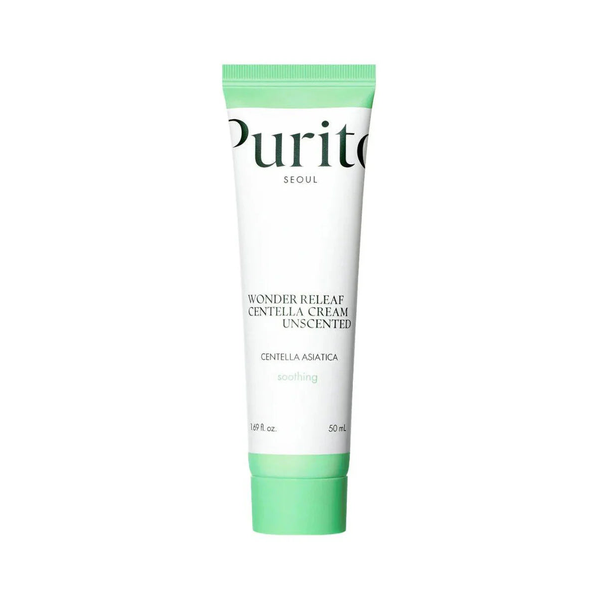 CREMA HIDRATANTE WONDER RELEAF CENTELLA UNSCENTED 50ML - PURITO - Adrissa Beauty - Cuidado de la piel