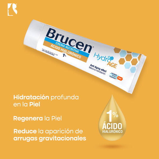 CREMA NUTRITIVA HYDRO AGE ACIDO HIALURONICO 1% B5 80GR