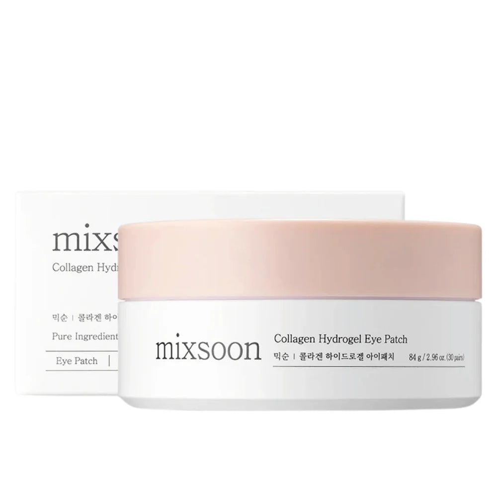 PATCH CONTORNO OJOS COLLAGEN HYDROGEL 30PAR - MIXSOON - Adrissa Beauty - Cuidado de la piel