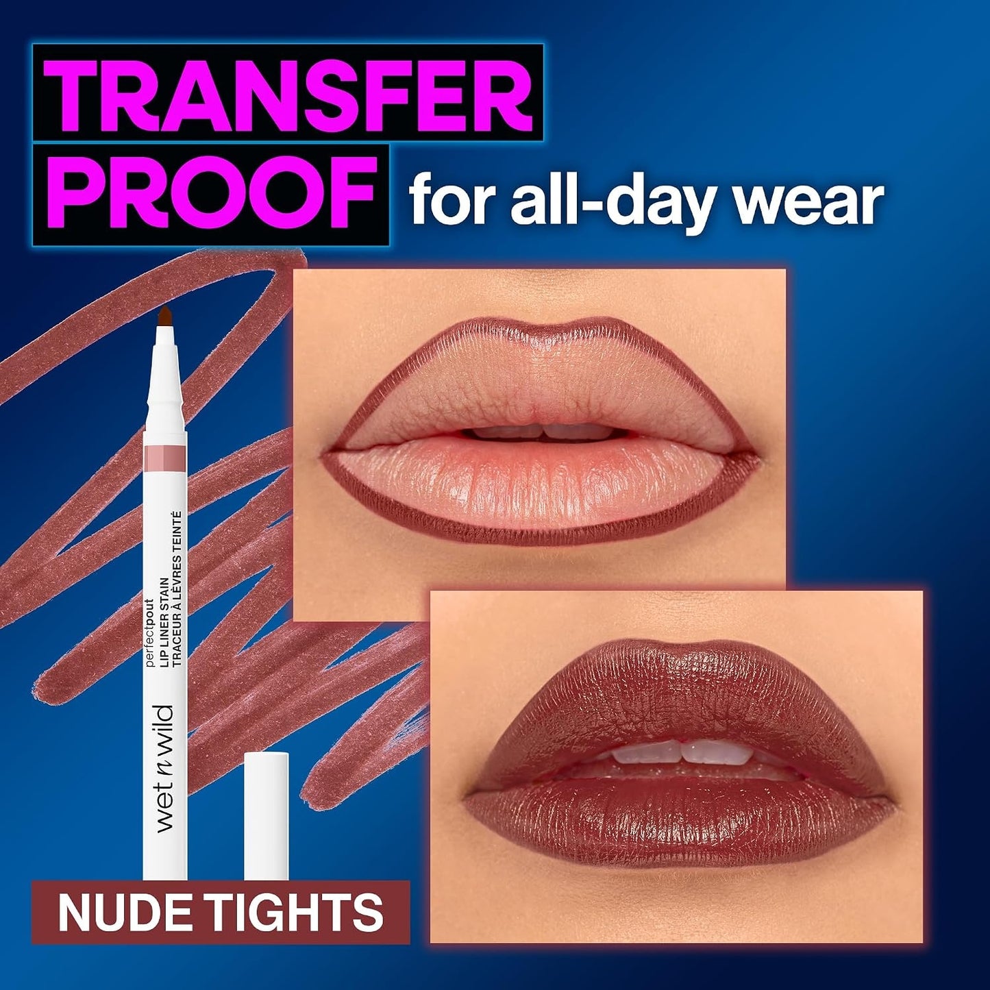 DELINEADOR LABIOS PERFECT POUT NUDE TIGHTS - WET N WILD - Adrissa Beauty - LABIAL