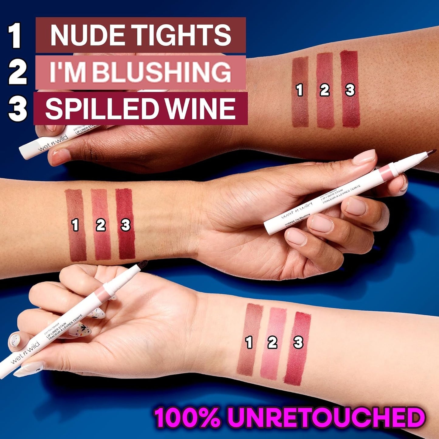 DELINEADOR LABIOS PERFECT POUT SPILLED WINE - WET N WILD - Adrissa Beauty - maquiilaje
