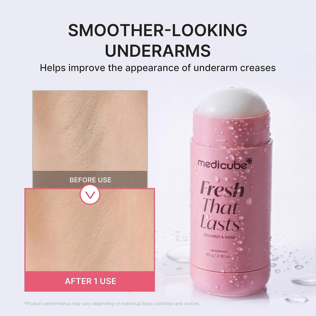 DESODORANTE FRESH THAT LASTS COCONUT ROSE 83GR - MEDICUBE - Adrissa Beauty - Cuidado de la piel