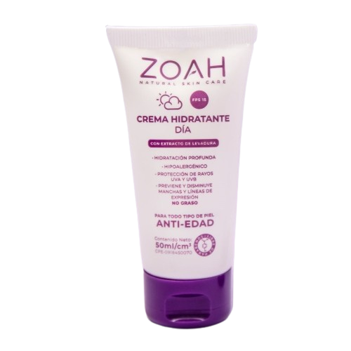 CREMA HIDRATANTE DIA FPS15 ANTIEDAD 50ML - ZOAH - Adrissa Beauty - Cuidado de la piel