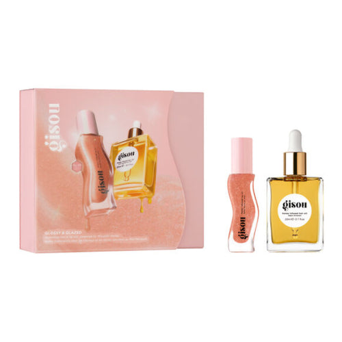 DUO HONEY GLOSS GLAZED HAIR OIL + LIP FULL SIZE - GISOU - Adrissa Beauty - Cuidado capilar