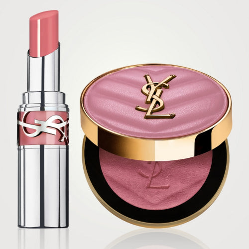DUO ICONIC PINK MAKE ME BLUSH LIP OIL LOVESHINE - YVES SAINT LAURENT - Adrissa Beauty - Maquillaje