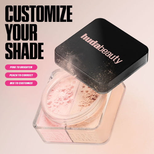 DUO POLVO SUELTO EASY BAKE BRIGHTENING CORRECTING 2X6.5GR - HUDA BEAUTY - Adrissa Beauty - maquillaje