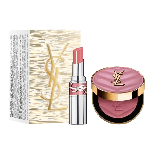 DUO ICONIC PINK MAKE ME BLUSH LIP OIL LOVESHINE - YVES SAINT LAURENT - Adrissa Beauty - Maquillaje