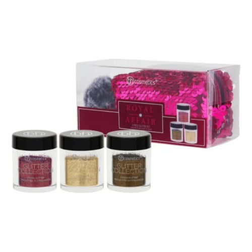 ESTUCHE ROYAL AFFAIR 3 GLITTES SET - BH COSMETICS - Adrissa Beauty - Maquillaje