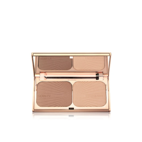 PALETA RUBOR FILMSTAR BRONZE & GLOW LIGHT MEDIUM - CHARLOTTE TILBURY - Adrissa Beauty - Maquillaje de rostro