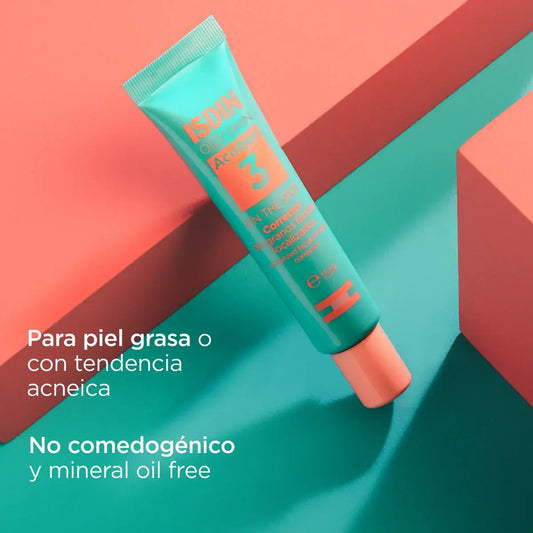 GEL ACNIBEN 3 ON THE SPOT CORRECTOR IMPERFECCIONES 15ML - ISDIN - Adrissa Beauty - Cuidado de la piel