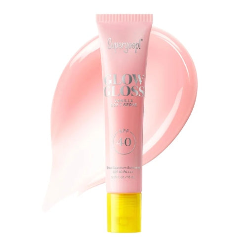 GLOSS GLOW SPF40 VANILLA SOFT SERVE - SUPERGOOP - Adrissa Beauty - 