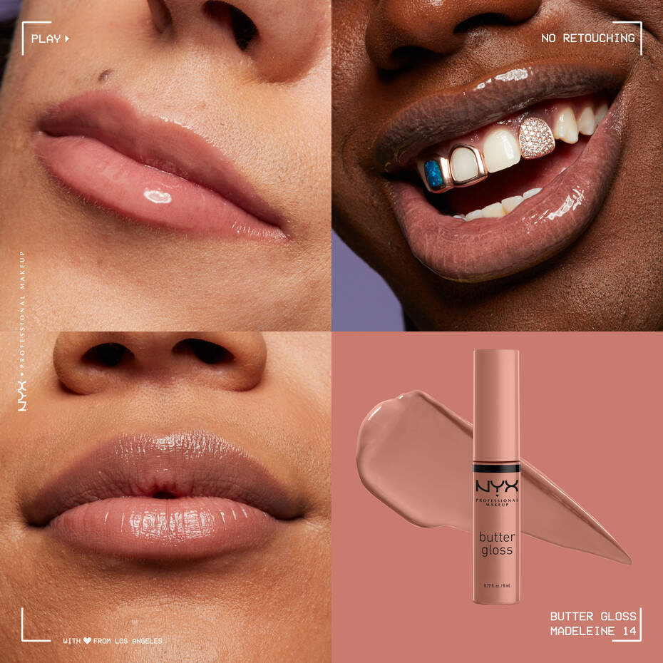 GLOSS BUTTER MADELEINE BGL14 - NYX - Adrissa Beauty - Maquillaje