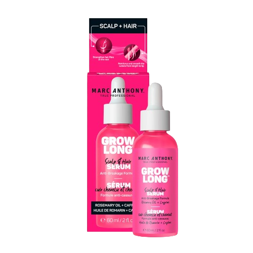 SERUM CAPILAR GROW LONG ROSEMARY OIL CAFFEINE 60ML - MARC ANTHONY - Adrissa Beauty - Cuidado capilar