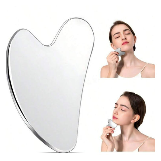 GUASHA ACERO INOXIDABLE - SHEIN - Adrissa Beauty - Cuidado de la piel