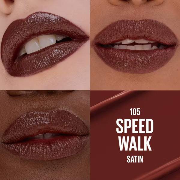 LABIAL SERUM HIDRATANTE SATINADO 105 SPEED WALK - MAYBELLINE - Adrissa Beauty - maquillaje