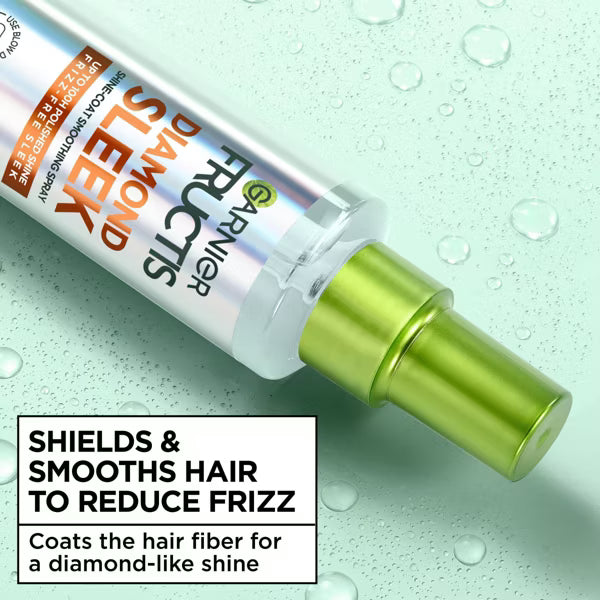 PROTECTOR TERMICO DIAMOND SLEEK ANTI FRIZZ 137ML - GARNIER - Adrissa Beauty - Cuidado capilar
