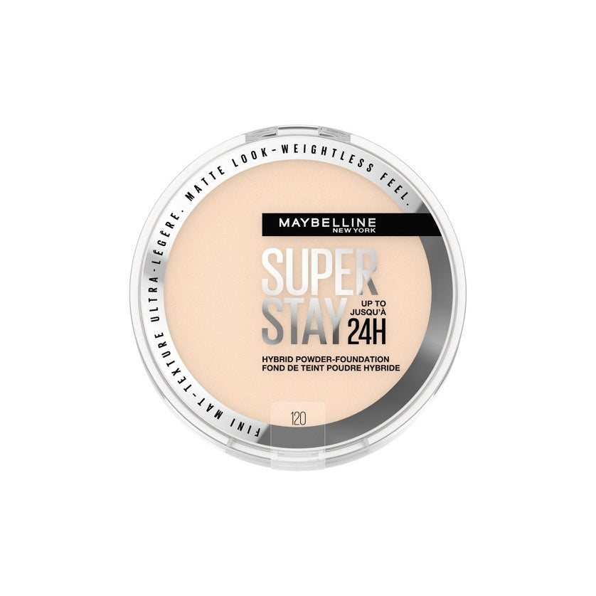 POLVO COMPACTO SUPER STAY 24H 120 - MAYBELLINE - Adrissa Beauty - Maquillaje de rostro