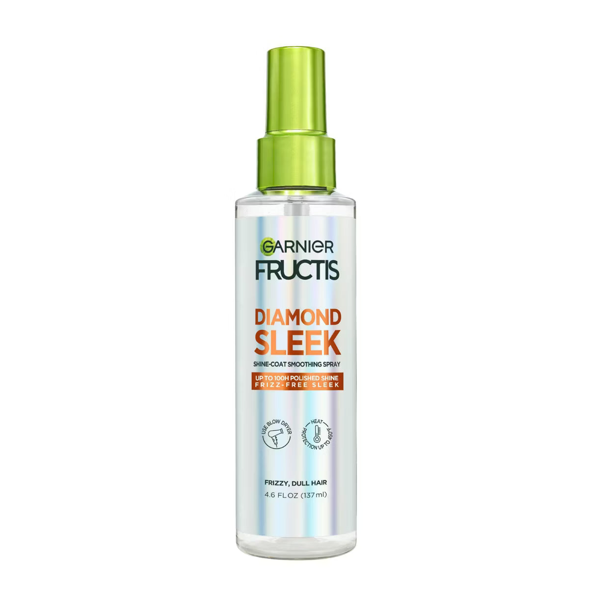 PROTECTOR TERMICO DIAMOND SLEEK ANTI FRIZZ 137ML - GARNIER - Adrissa Beauty - Cuidado capilar
