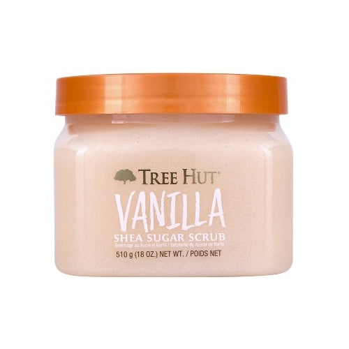 EXFOLIANTE SHEA SUGAR VANILLA 510GR - TREE HUT - Adrissa Beauty - Cuidado de la piel