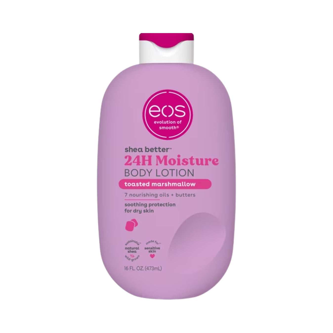 HIDRATANTE SHEA BETTER 24H TOASTED MARSHMALLOW 473ML - EOS - Adrissa Beauty - Cuidado de la piel