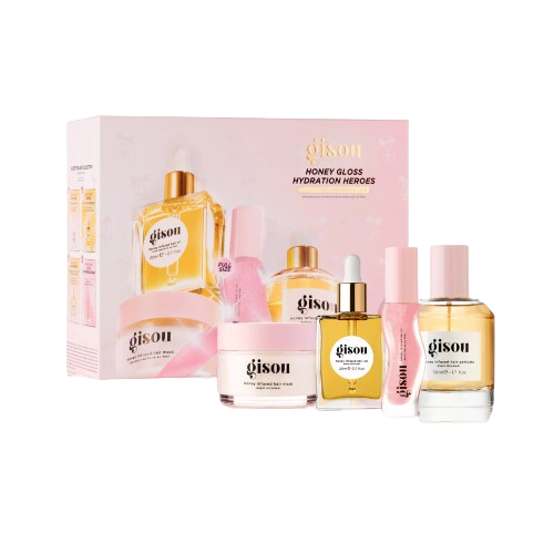 SET HONEY HYDRATION HEROES 4PZAS - GISOU - Adrissa Beauty - Cuidado capilar