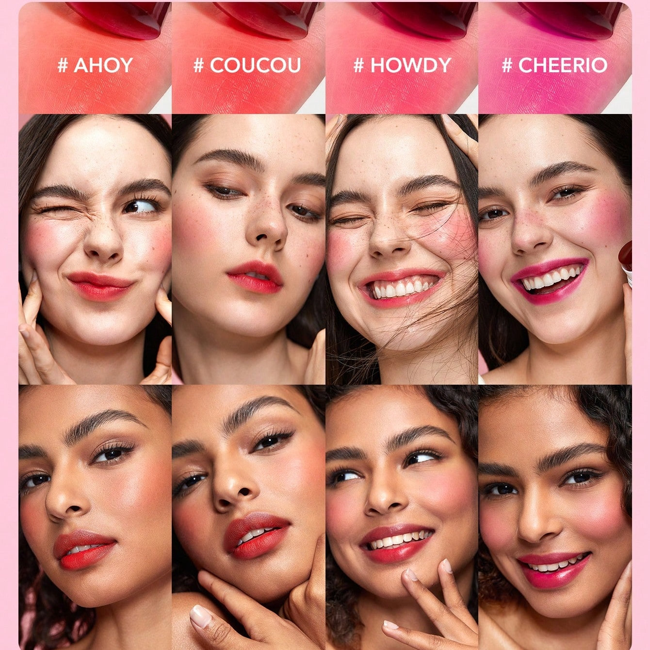 JELLY LICIOUS HYDRATING LIP AND BLUSH CHEERIO - SHEGLAM - Adrissa Beauty - Maquillaje