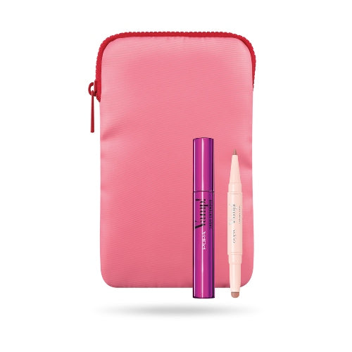 KIT BAG RECYCLED MASCARA LASH EXTENDER + LIP CREAMY DUO