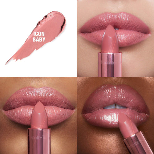 KIT CHARLOTTES ICONIC MINI LIP TRIO 3PZAS - CHARLOTTE TILBURY - Adrissa Beauty - Maquillaje