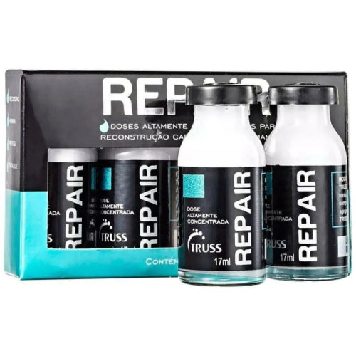 KIT SHOCK REPAIR 4SEM 4UNID 17ML - TRUSS - Adrissa Beauty - Cuidado capilar