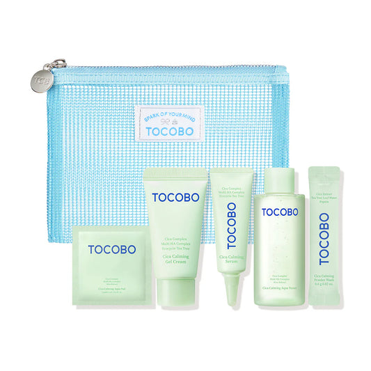 KIT CICA CALMING STARTER 4PZAS - TOCOBO - Adrissa Beauty - Cuidado de la piel