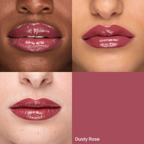 LABIAL ATOMIC SHAKE LIP LACQUER DUSTY ROSE - HAUS LABS - Adrissa Beauty - Maquillaje