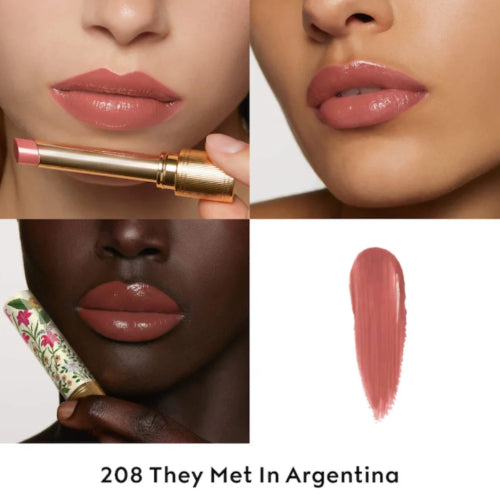 LABIAL GLOW CARE SHINE THEY MET IN ARGENTINA 208 - GUCCI - Adrissa Beauty - Maquillaje