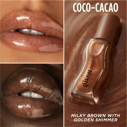 LABIAL HONEY INFUSED LIP OIL COCO CACAO - GISOU - Adrissa Beauty - Maquillaje de labios