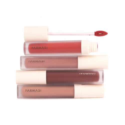 LABIAL LIQUIDO MATTE 09 WILD ROSE 4ML - FARMASI - Adrissa Beauty - maquiilaje