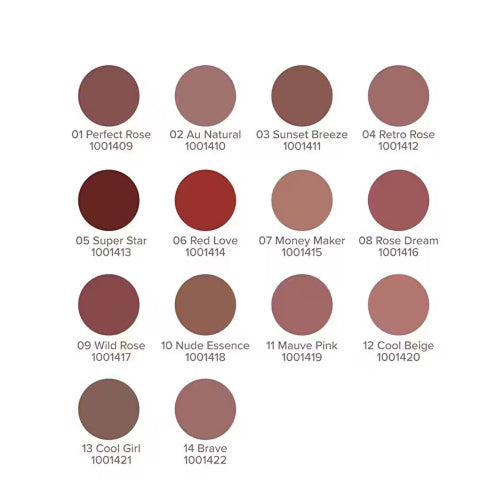 LABIAL LIQUIDO MATTE 09 WILD ROSE 4ML - FARMASI - Adrissa Beauty - maquiilaje