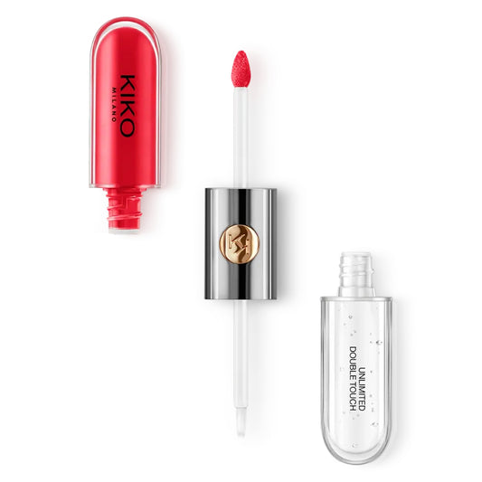 LABIAL UNLIMITED DOUBLE TOUCH 109 STRAWBERRY RED - KIKO MILANO - Adrissa Beauty - maquillaje
