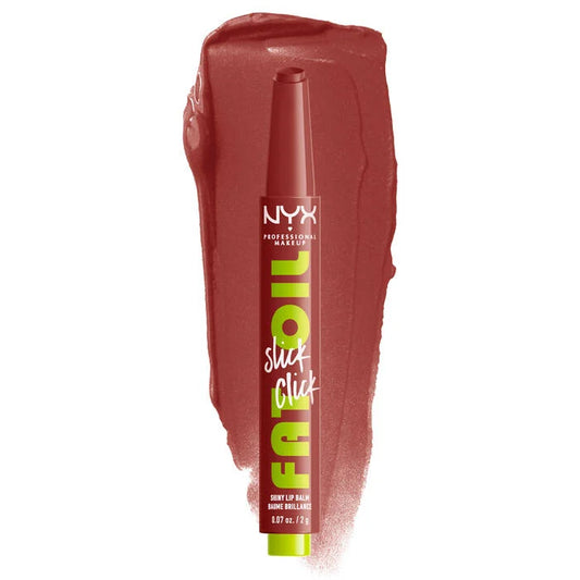 LABIAL FAT OIL SLICK CLICK 04 GOING VIRAL - NYX - Adrissa Beauty - Maquillaje