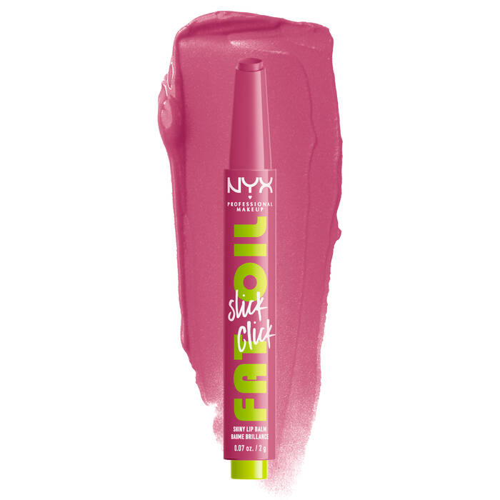 LABIAL FAT OIL SLICK CLICK 07 DM ME - NYX - Adrissa Beauty - Maquillaje